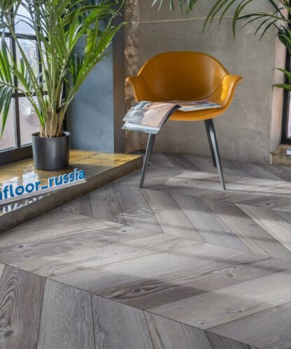 Купить Виниловая плитка Аквафлор / Aquafloor Parquet Chevron AF2552PGCh со склада в Москве доставка по России